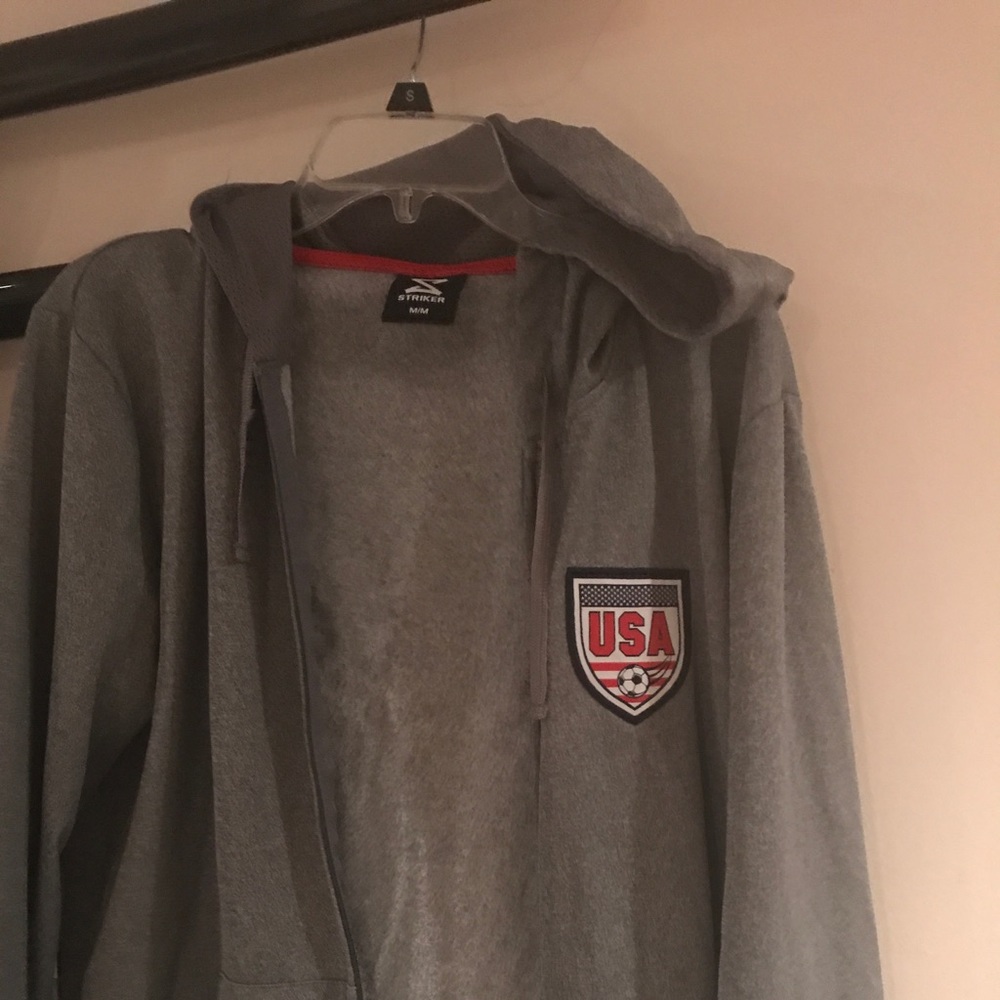 Mens grey USA sweatshirt